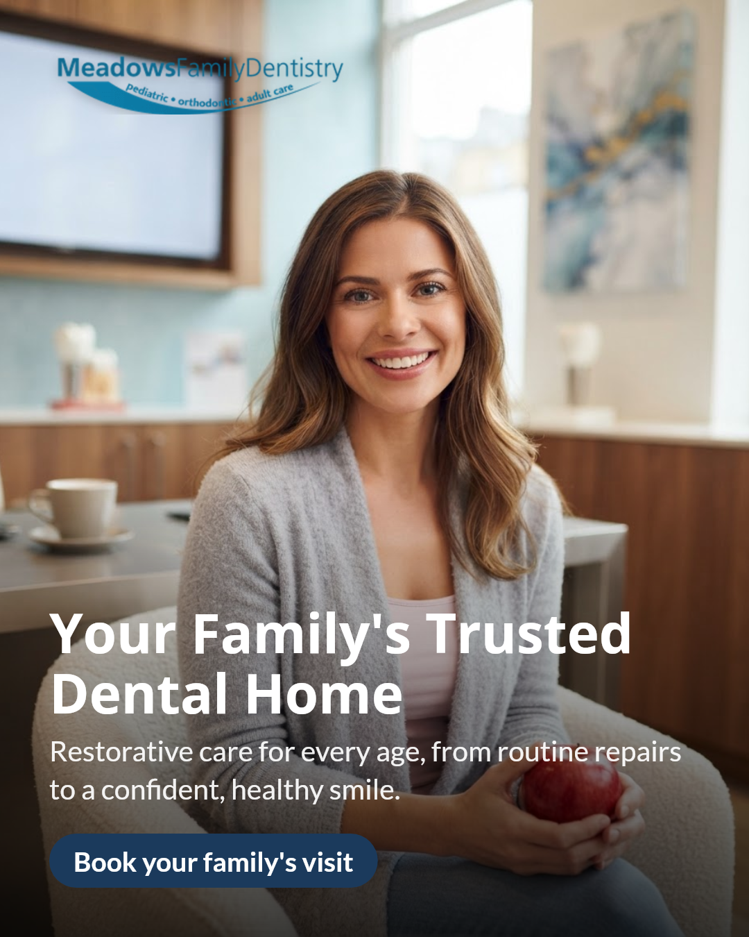 Straight teeth, no metal