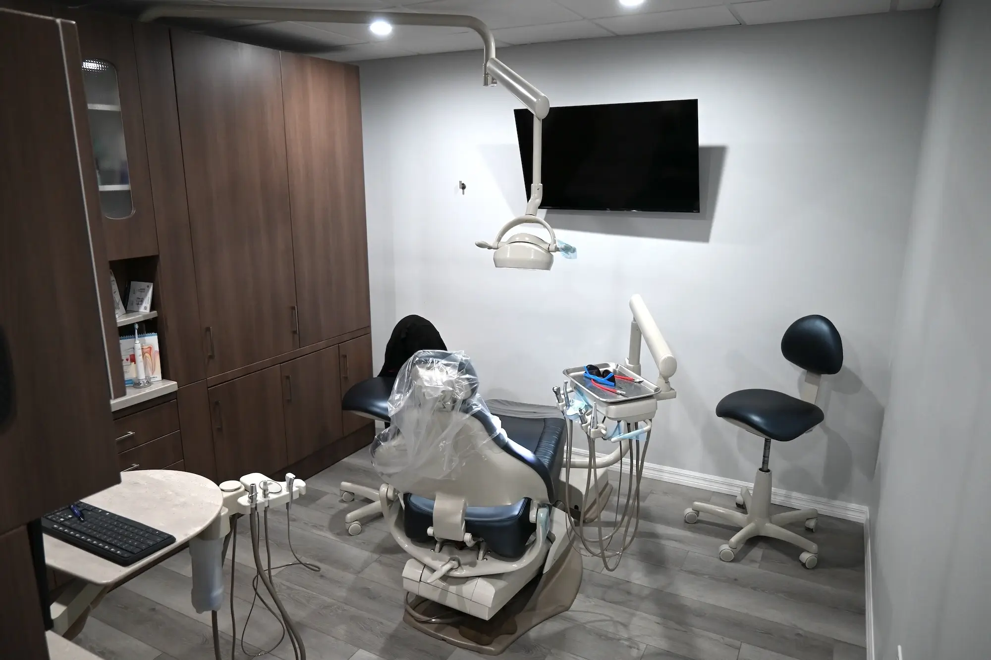 A hygiene treatment room